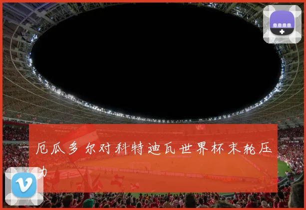 厄瓜多尔对科特迪瓦世界杯末轮压力